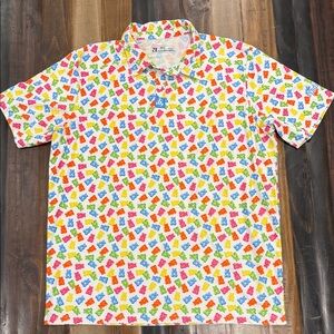 Gummy Bear printed Men's golf Shirt